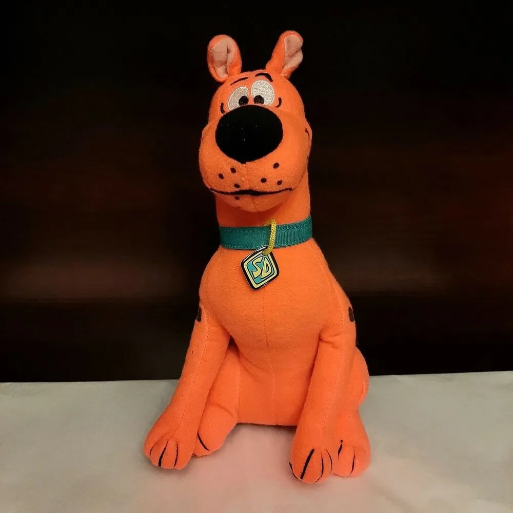Toy Factory Scooby Doo Plush Neon Pink/Orange Stuffed Plush Toy 9